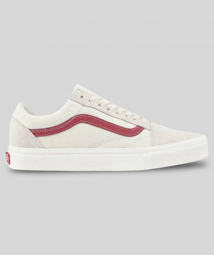 VANS OLD SCHOOL "White & Red"
