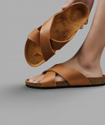X Slipper - Brown