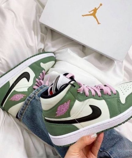 Nike Jordan High Green Pink