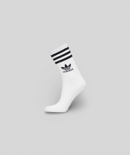 Adidas Stripe Socks High - White