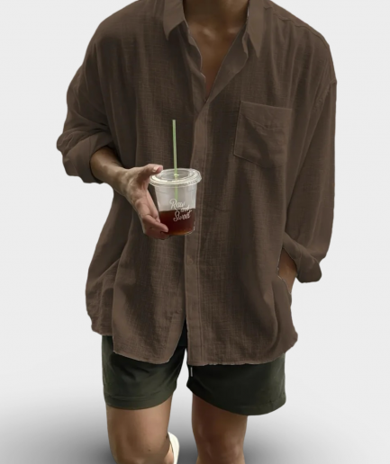 Shirt - PBS 01 - Dark Brown