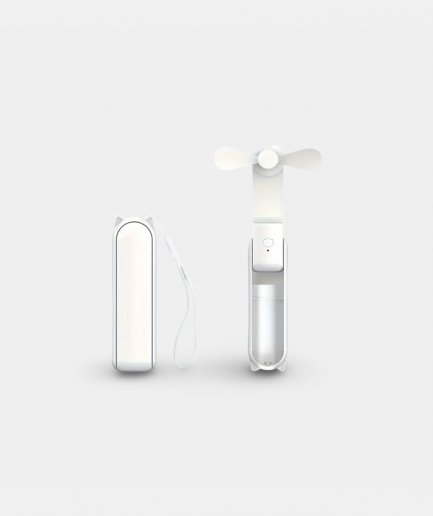 Mini Portable Fan - White